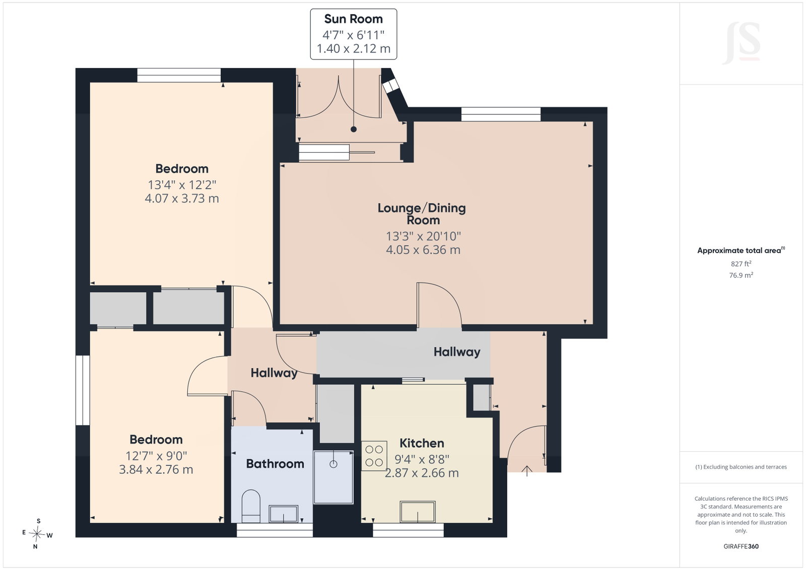 1 Lichfield Court, Pevensey Garden, Worthing floorplan