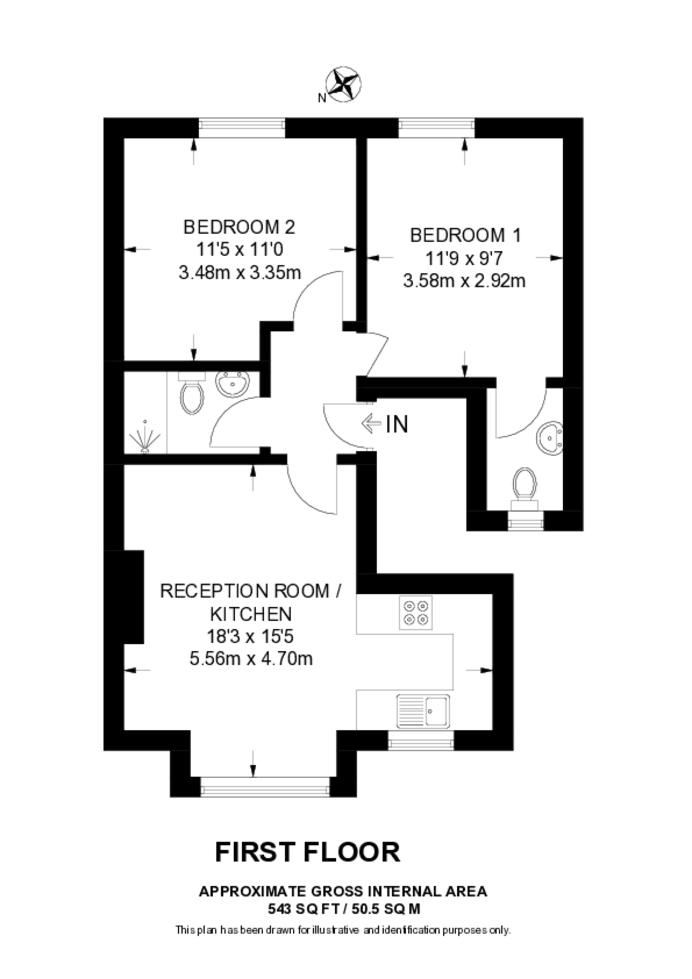 Whitehorse Road, Croydon floorplan
