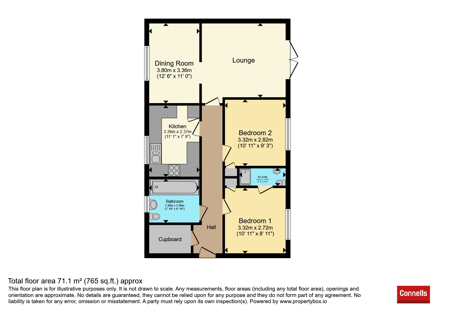 104, Priestley Road, Stevenage floorplan