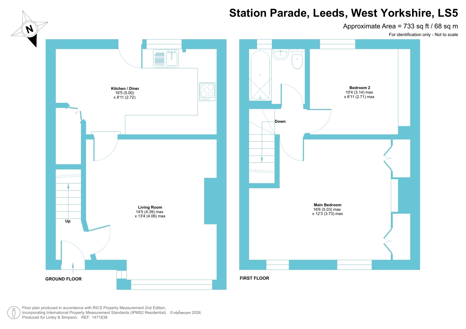46, Station Parade, Leeds floorplan