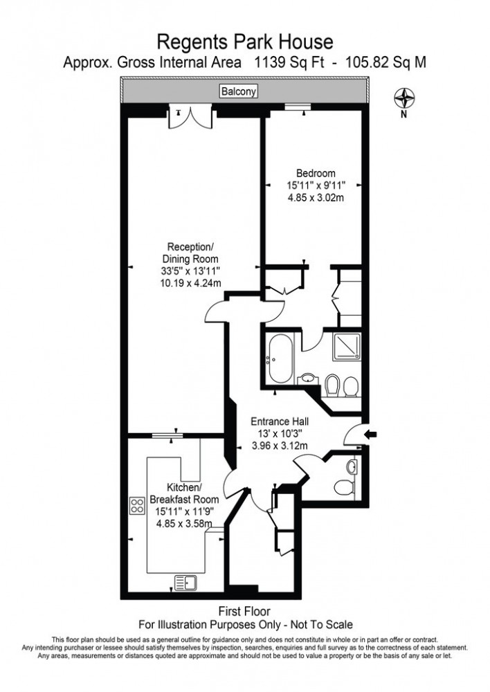 2 Bedrooms Flat to rent in Park Road, Marylebone NW8