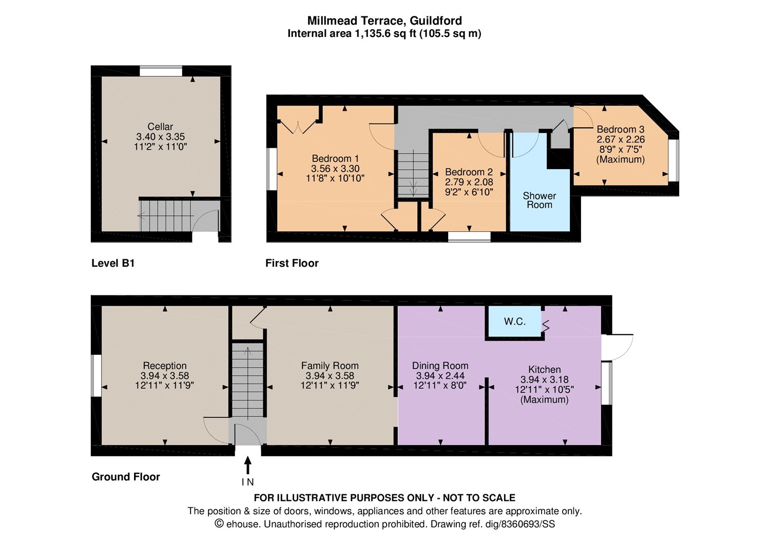 3 Bedrooms Semi-detached house for sale in Millmead Terrace, Guildford, Surrey GU2