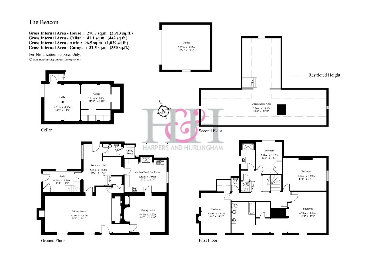 The Beacon, Rolvenden Road, Benenden floorplan
