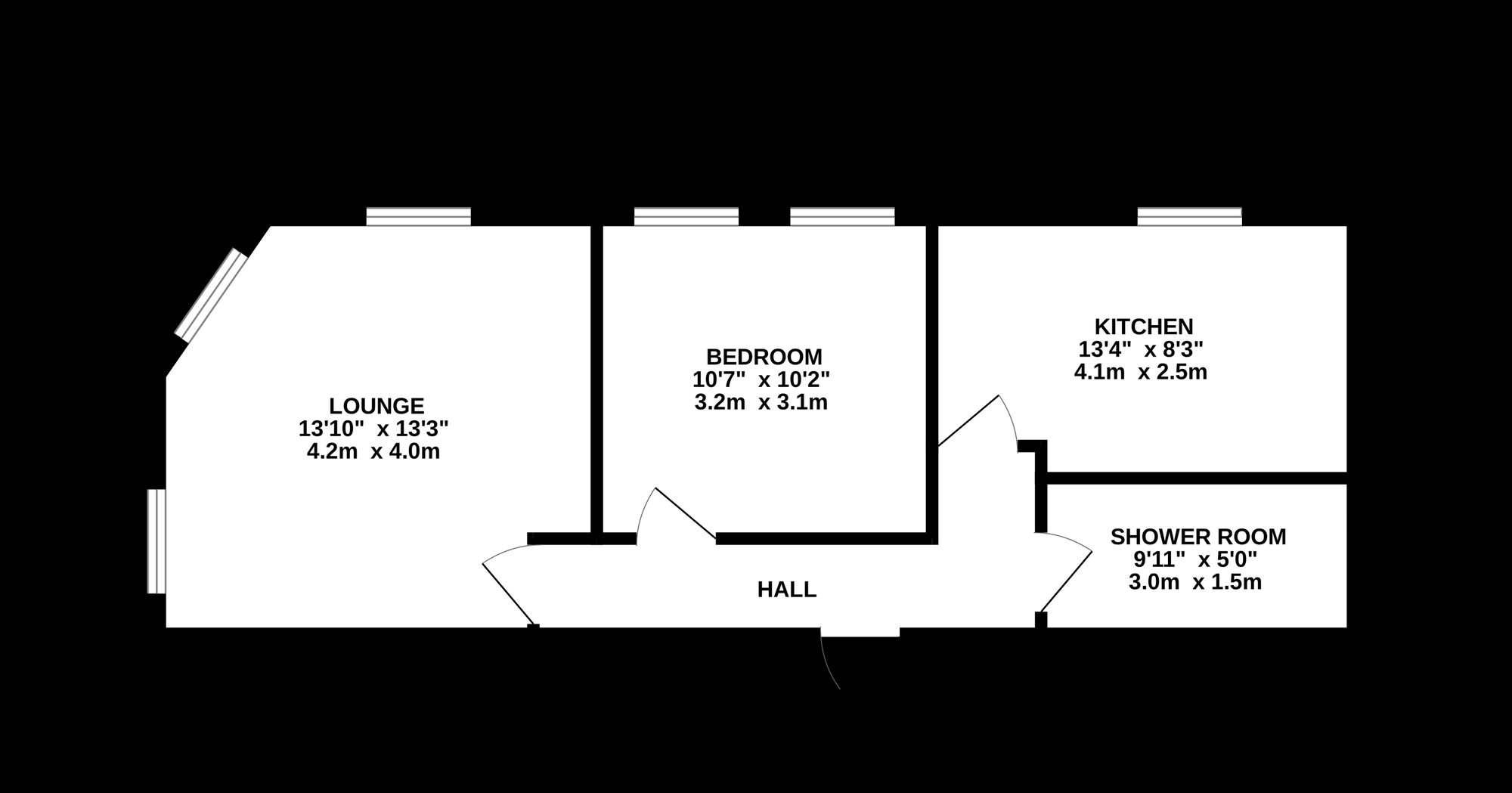Flat 2, 844 Wimborne Road, Bournemouth floorplan