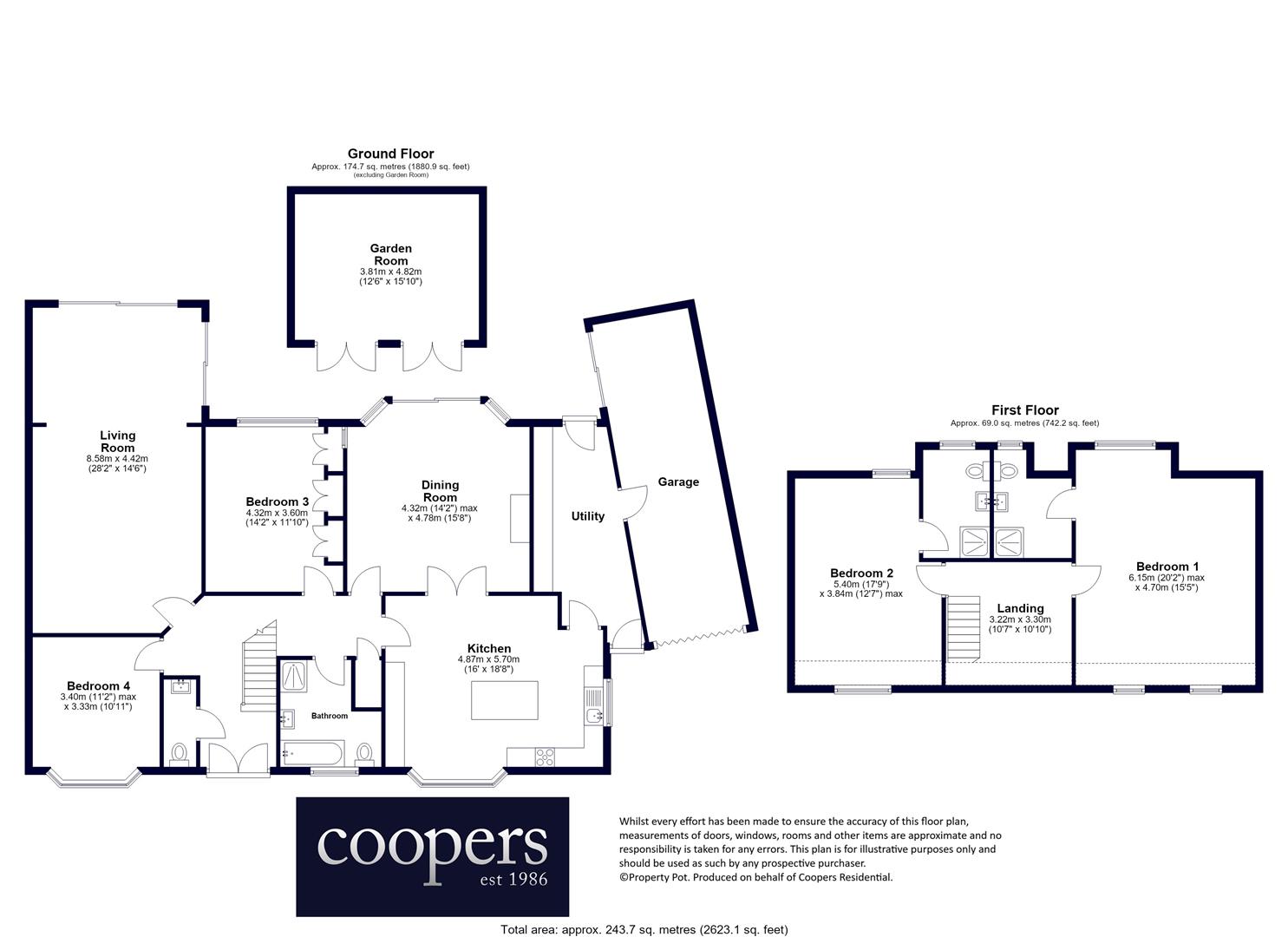70, The Drive, Ickenham floorplan