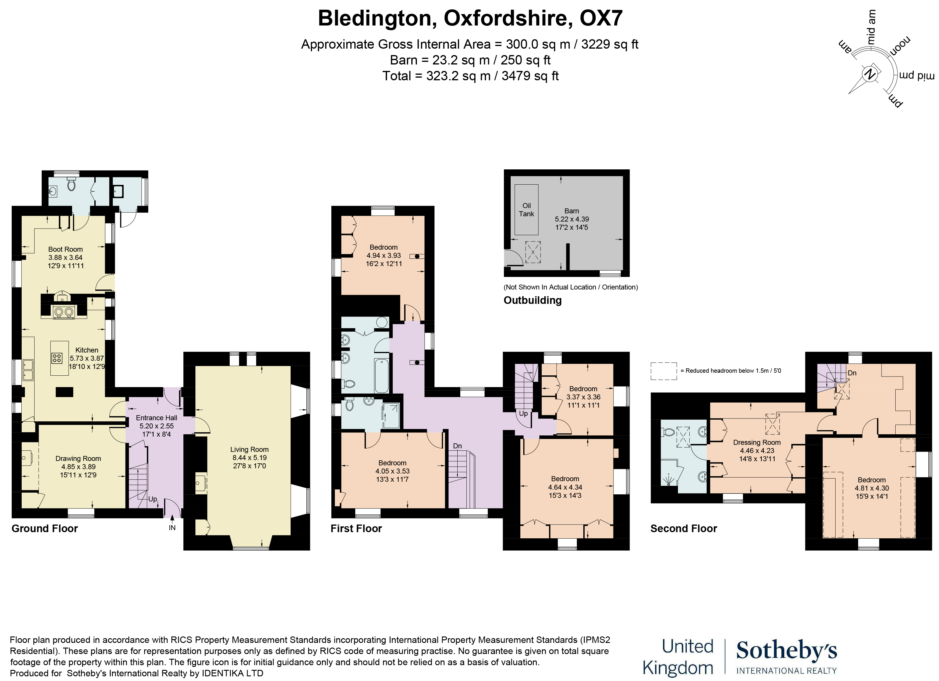 The Green Bledington, Oxfordshire floorplan