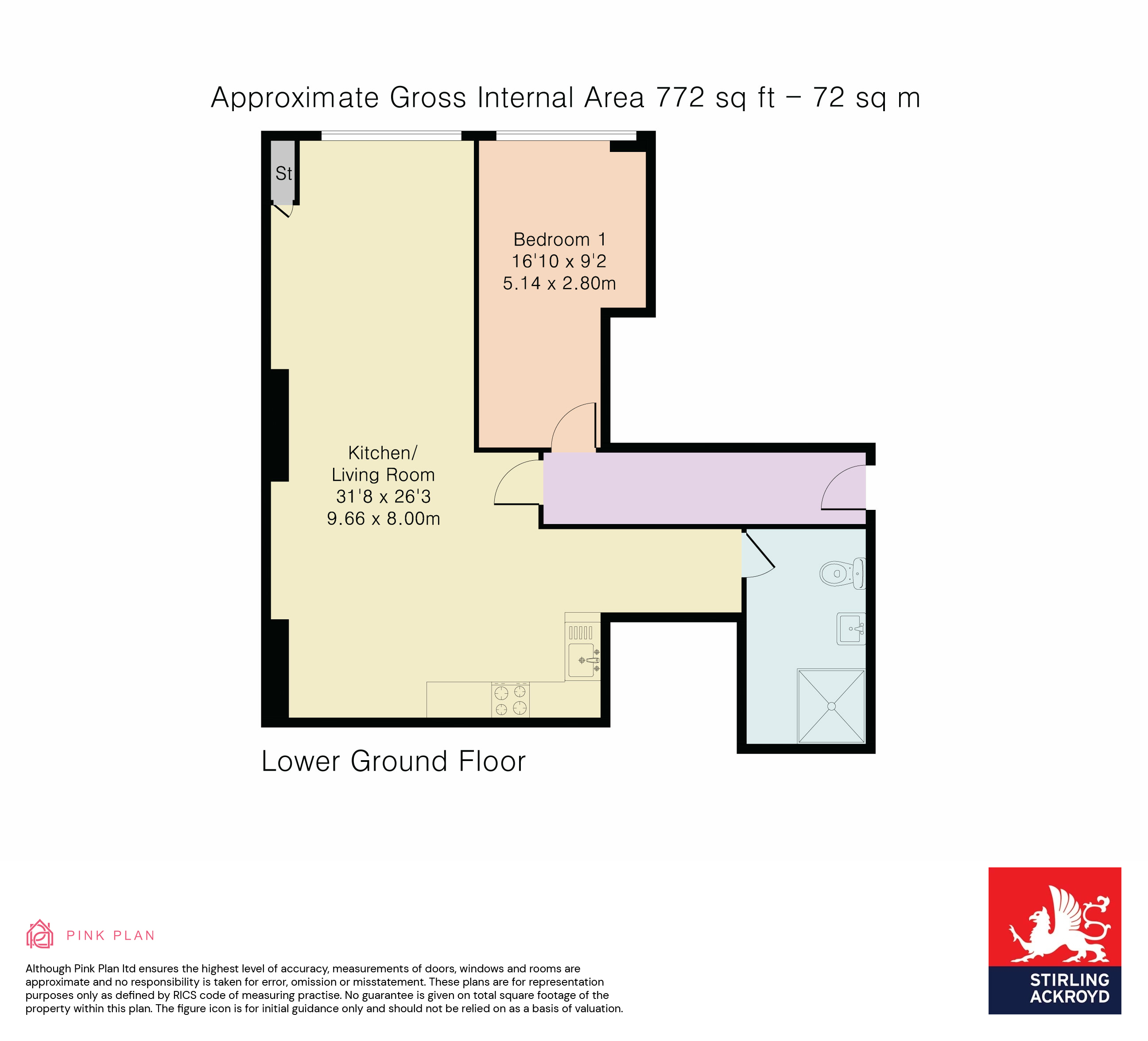 Flat 2, Colne House, 7, Manningtree Street, London floorplan