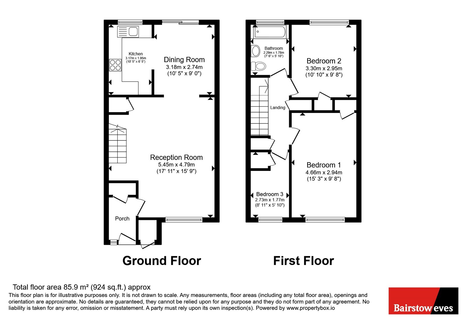 176, Turnpike Link, Croydon floorplan