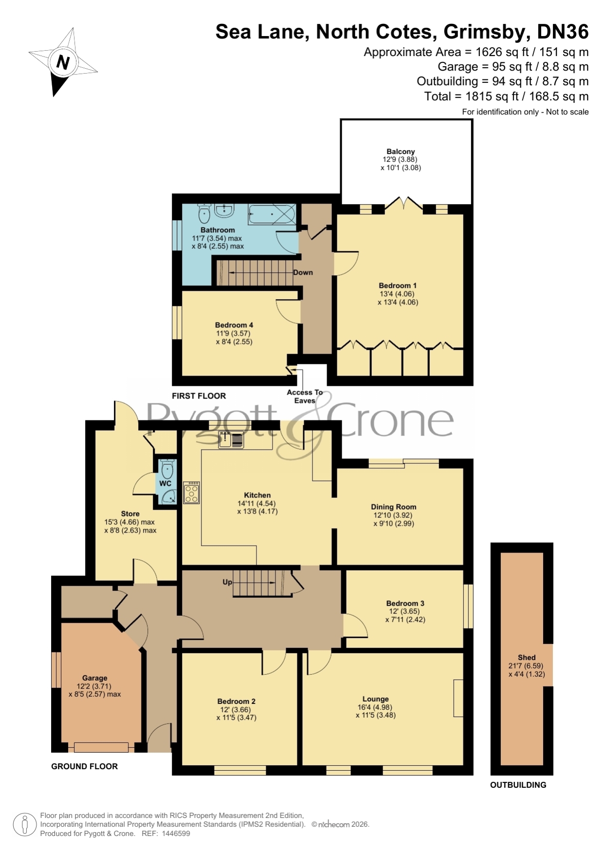 2, Sea Lane North Cotes, Grimsby floorplan