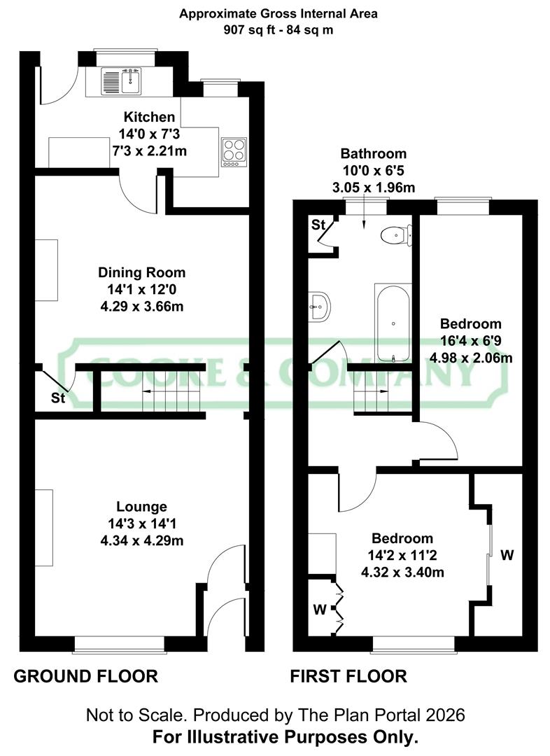 80, Manchester Road, Leigh floorplan