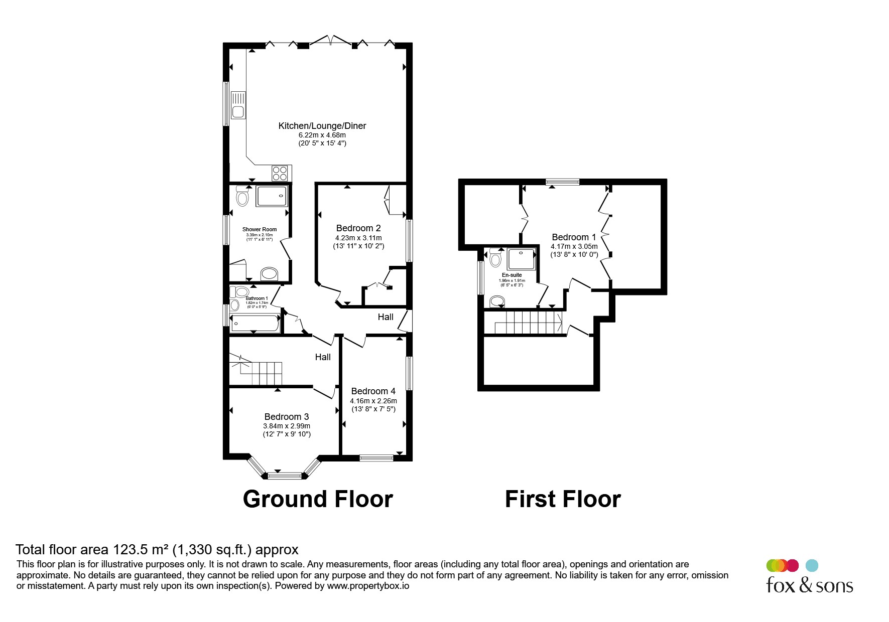 555, Falmer Road, Brighton floorplan