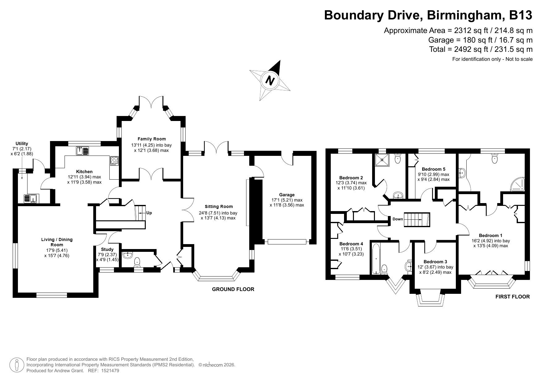 9, Boundary Drive, Birmingham floorplan