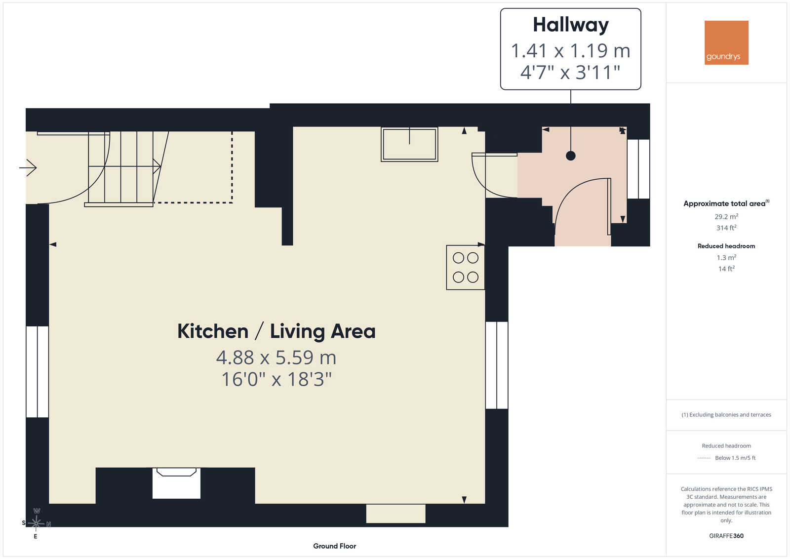 Bracken Cottage, 61 Vicarage Road, St. Agnes floorplan