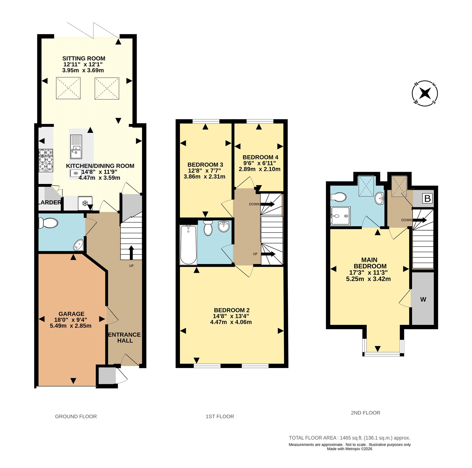 6, St. Austells Place, Holmwood floorplan