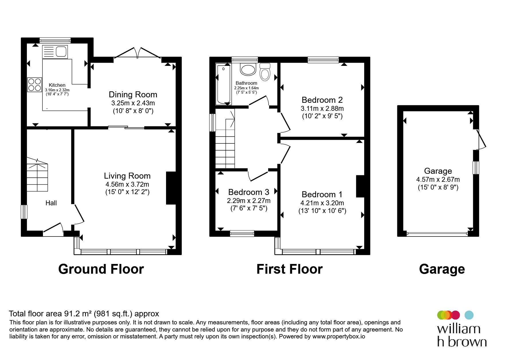 91, Coppice Wood Avenue, Leeds floorplan