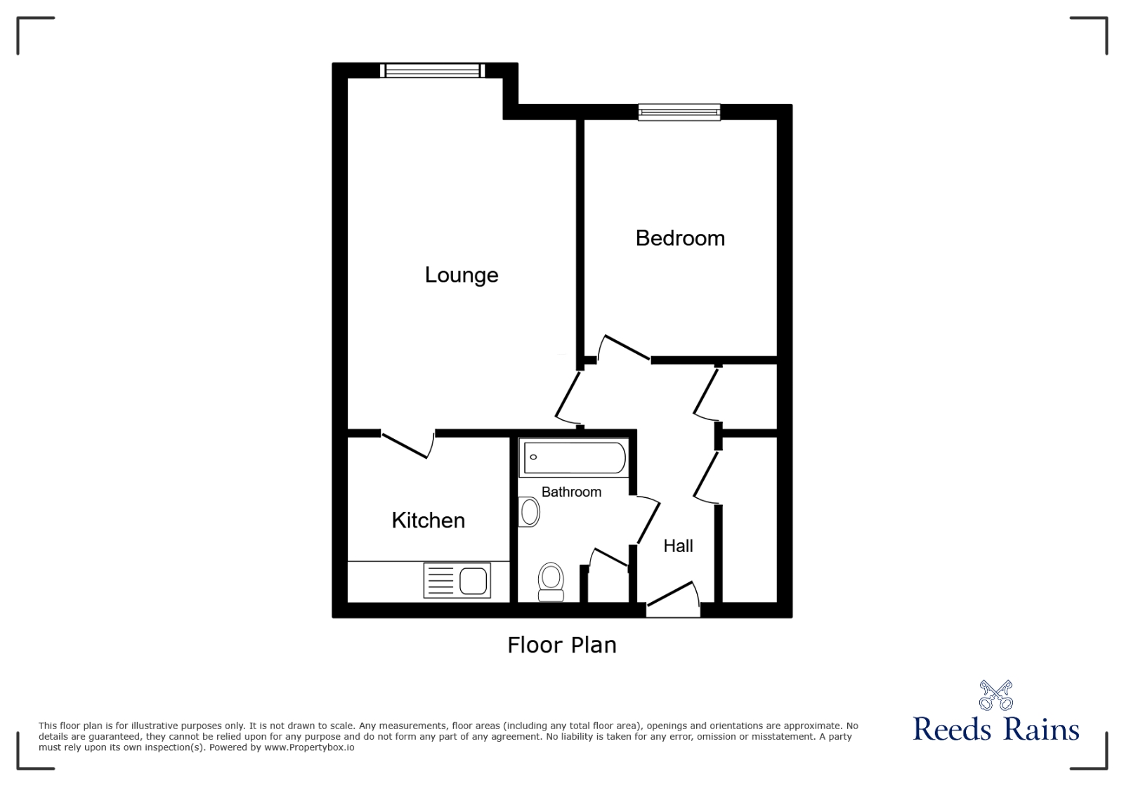 Flat 20, Gordon Court,, Gordon Street, Staffordshire floorplan