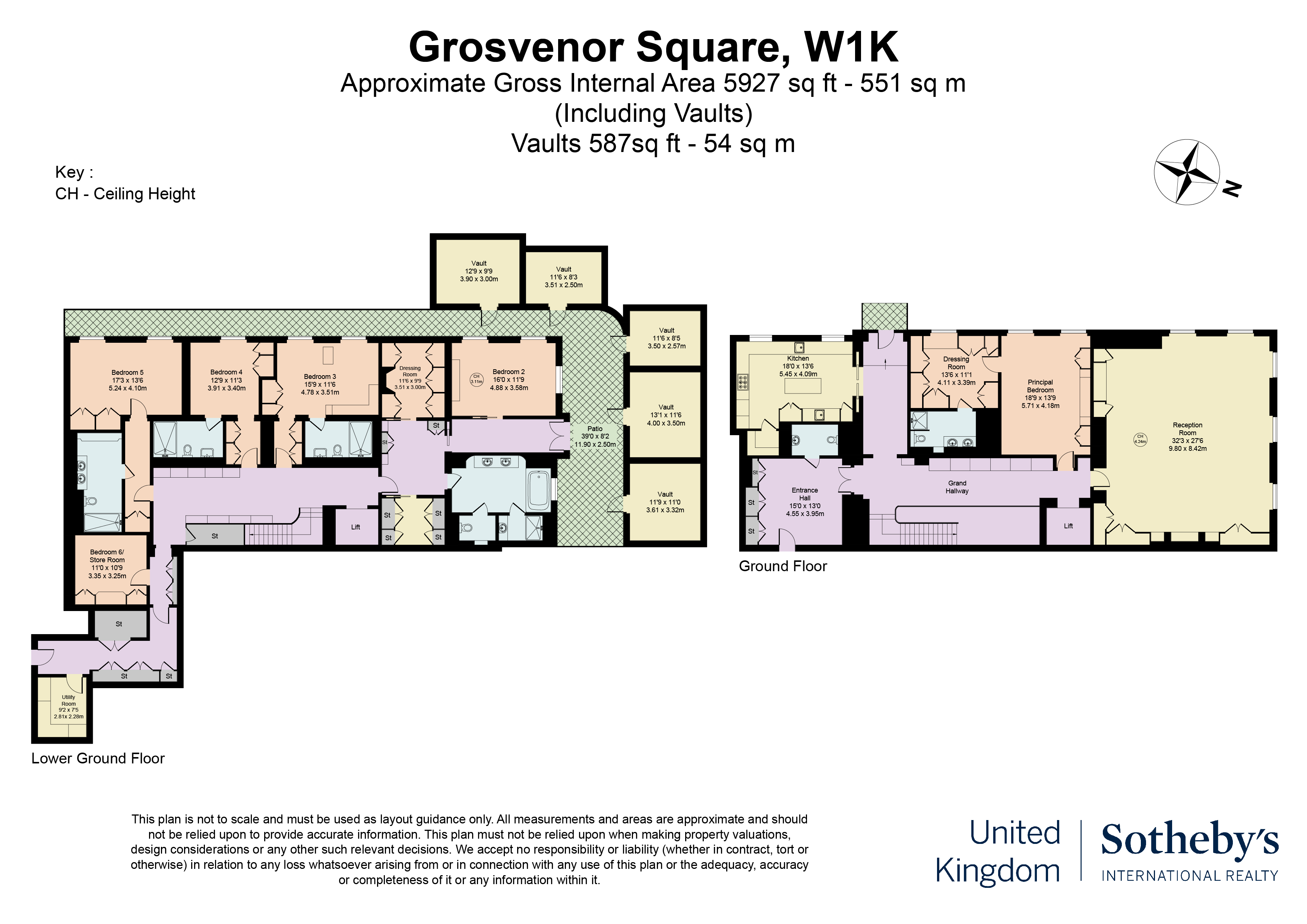 1, Grosvenor Square, London floorplan