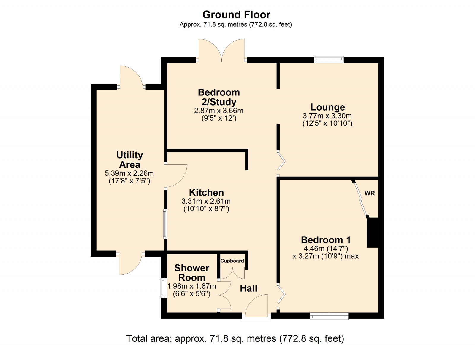 23 Digby Drive, Tewkesbury floorplan