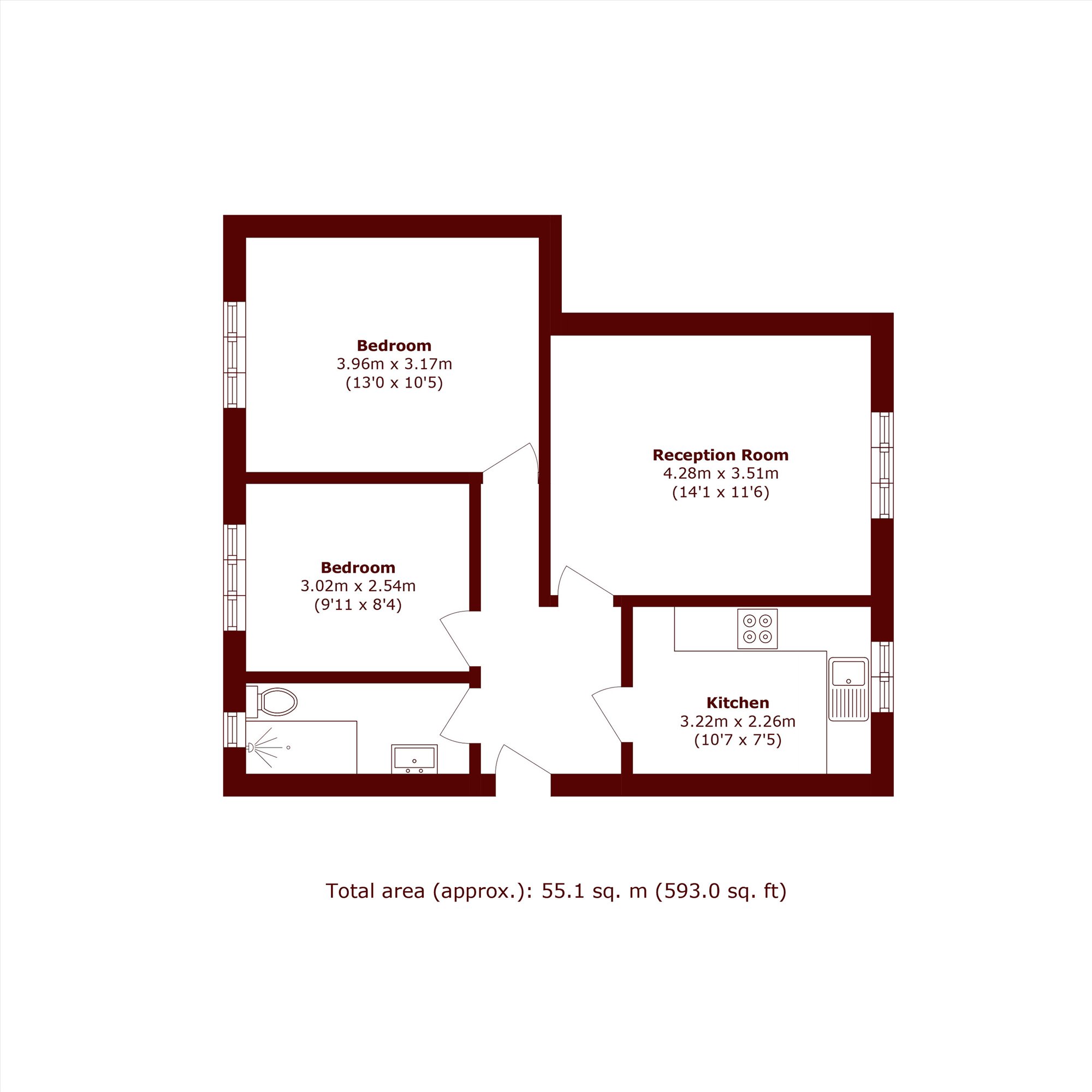 Bewley Court, London floorplan