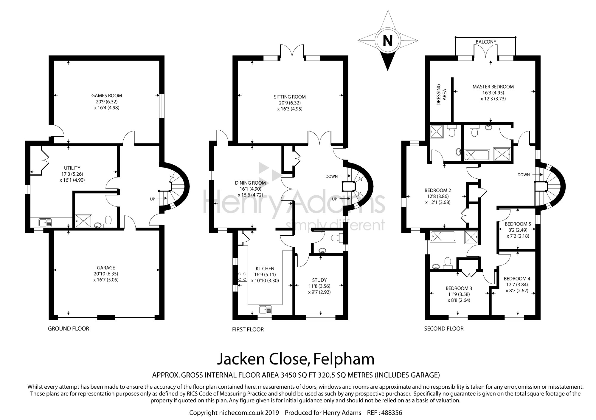 5 Bedrooms Detached house for sale in Jacken Close, Felpham, Bognor Regis PO22