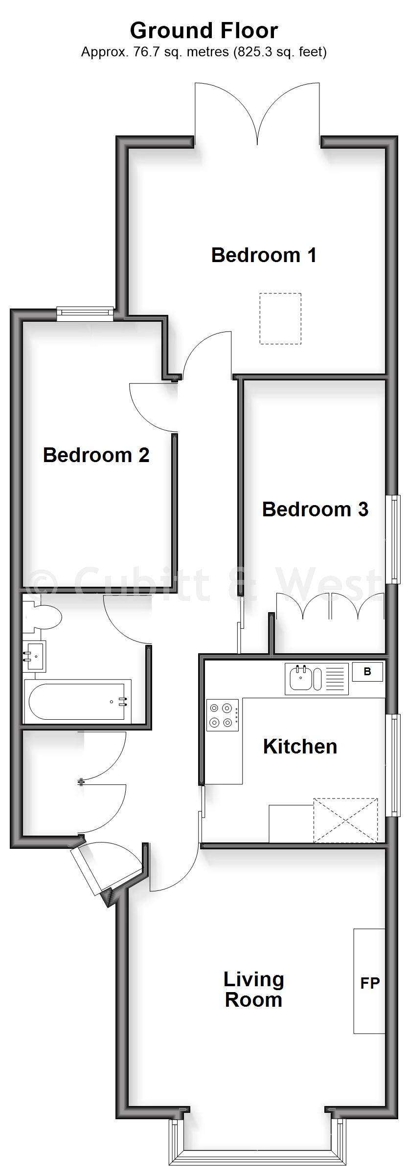 30, Blenheim Crescent, South Croydon floorplan