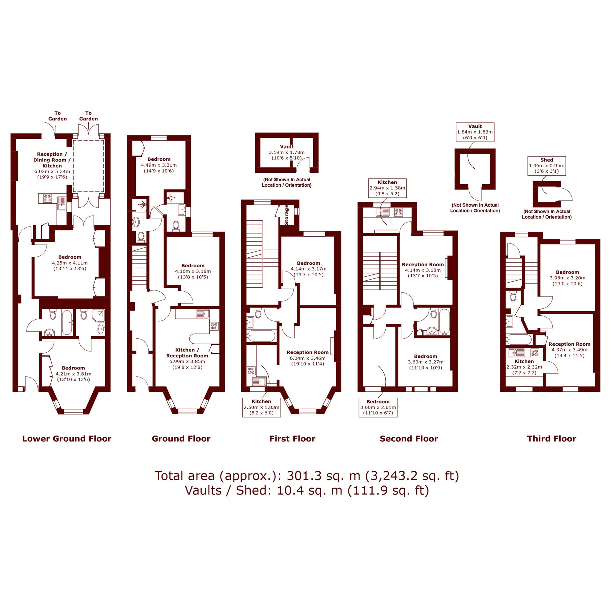 24, Westgate Terrace, London floorplan