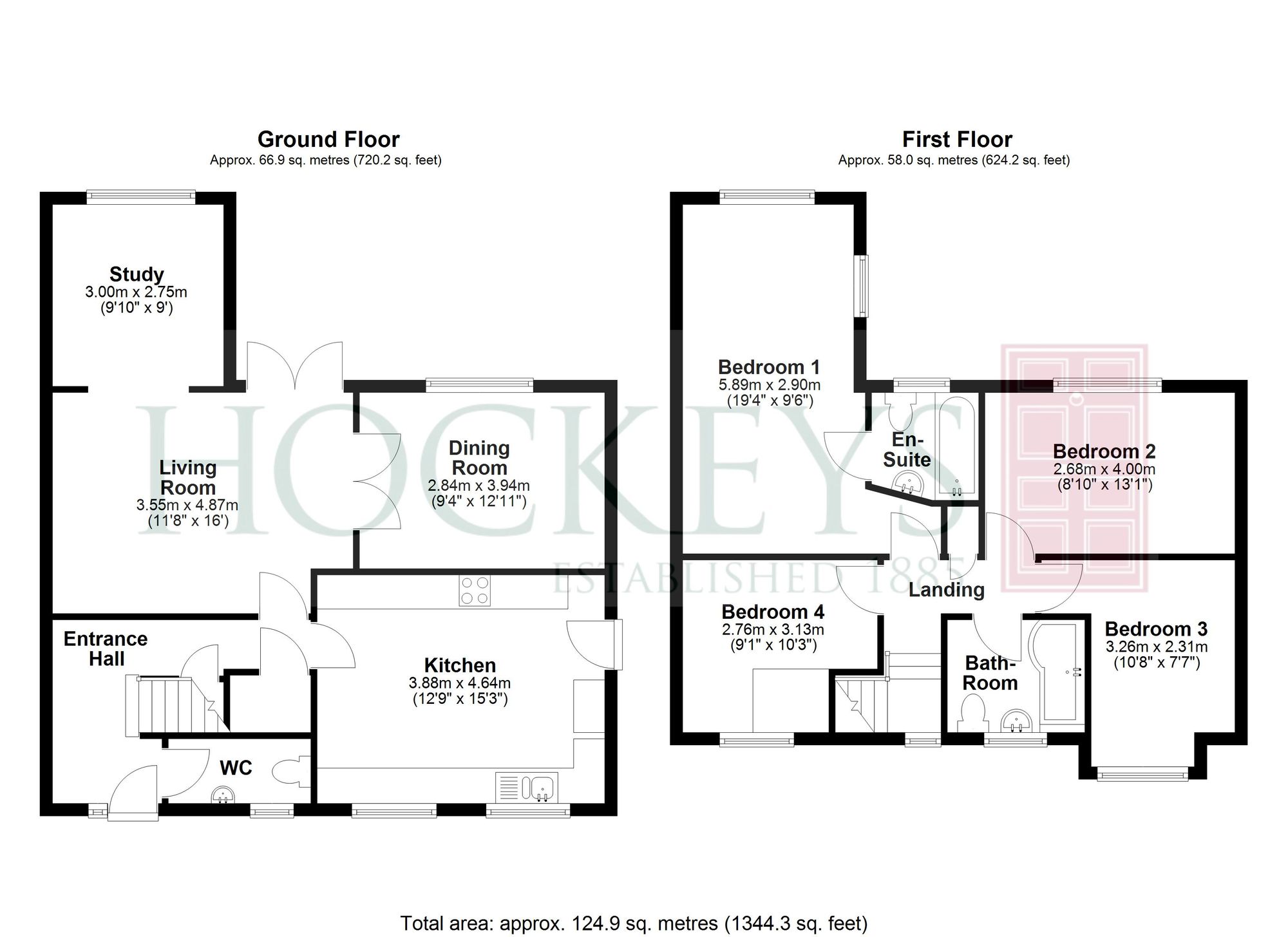 9 Chestnut Rise, Cambridge floorplan