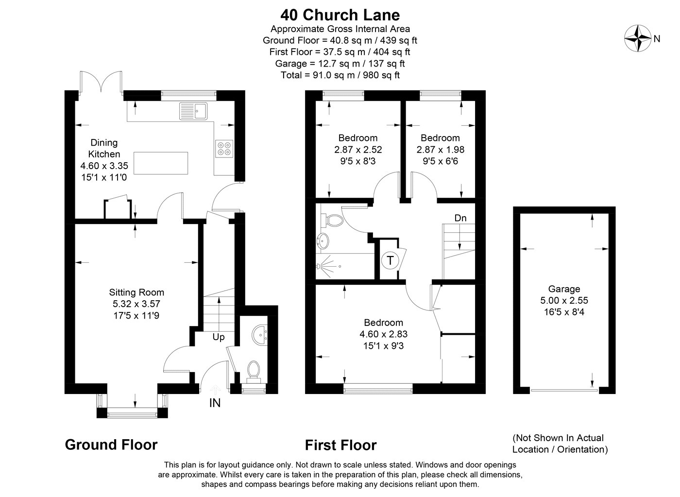 40, Church Lane, Lincoln floorplan