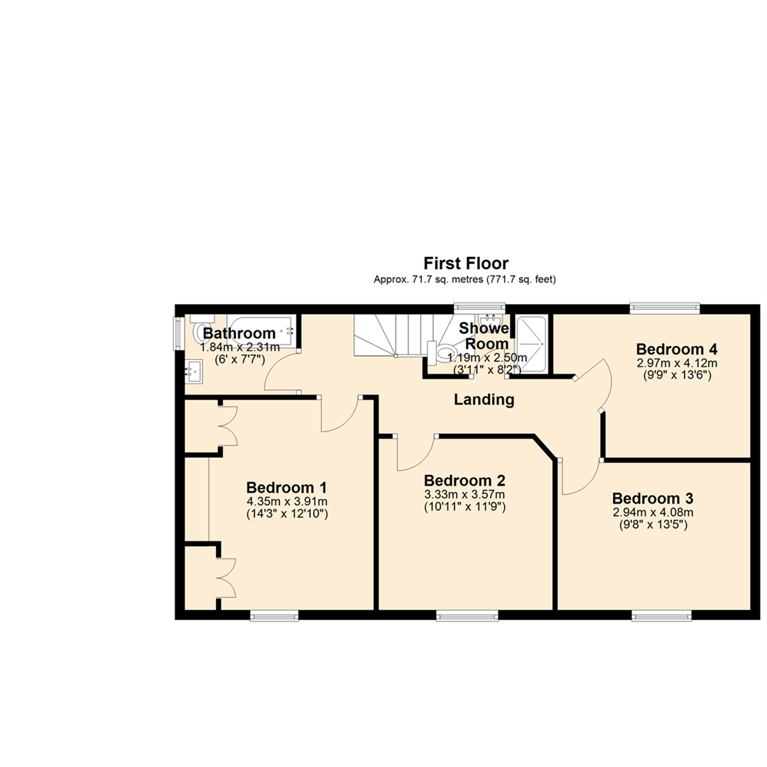 294, Rochdale Road, Bacup floorplan