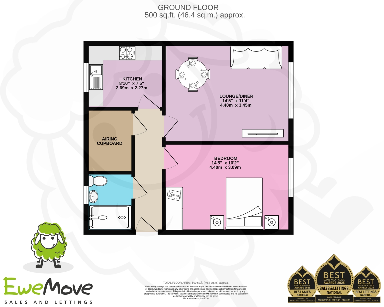 122, Blakeney Road, Stevenage floorplan