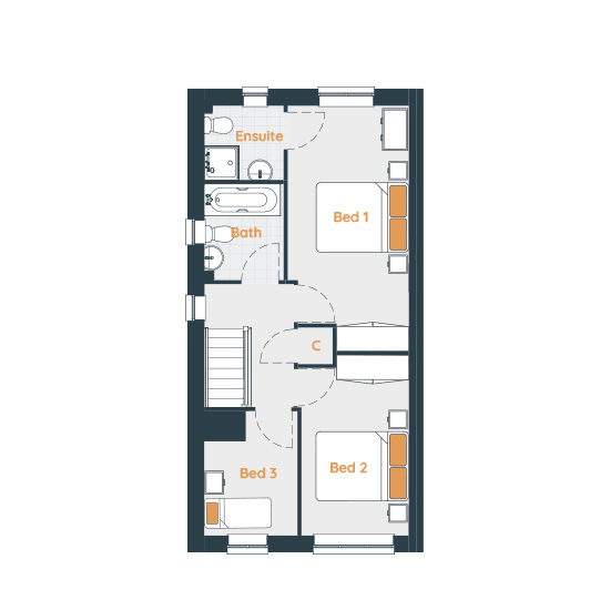 Plot 22 - The Milton, Ploughlands Court, Camblesforth floorplan