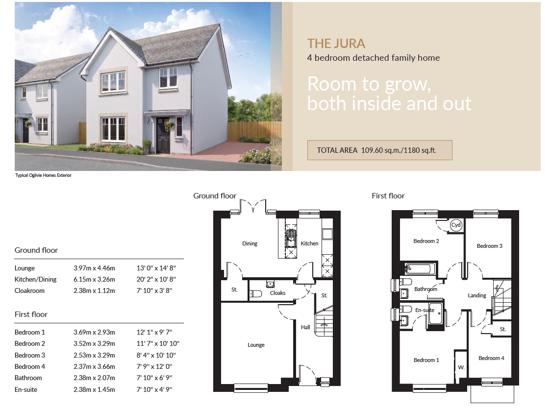 Penston Landing, Tranent floorplan