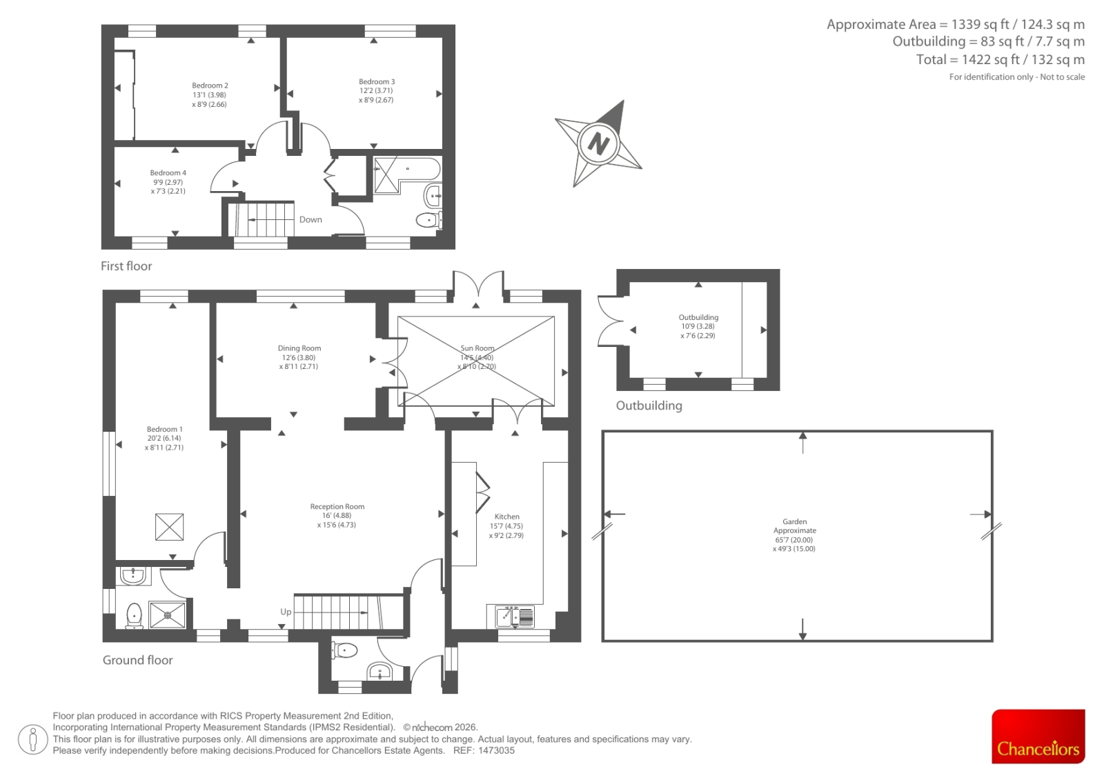24, Buckingham Way, Camberley floorplan