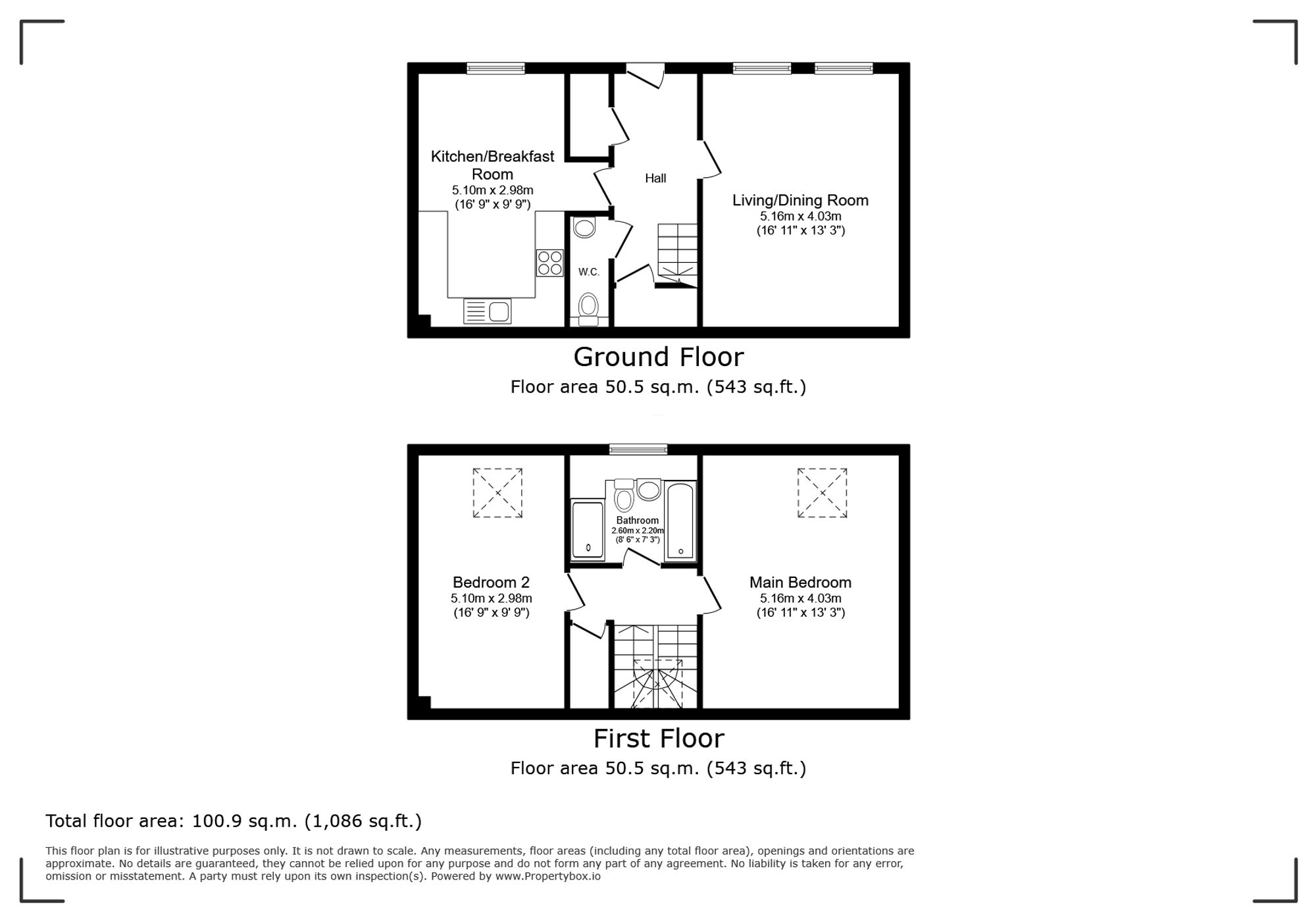7 Coach House Mews Horsham Road, Horsham floorplan