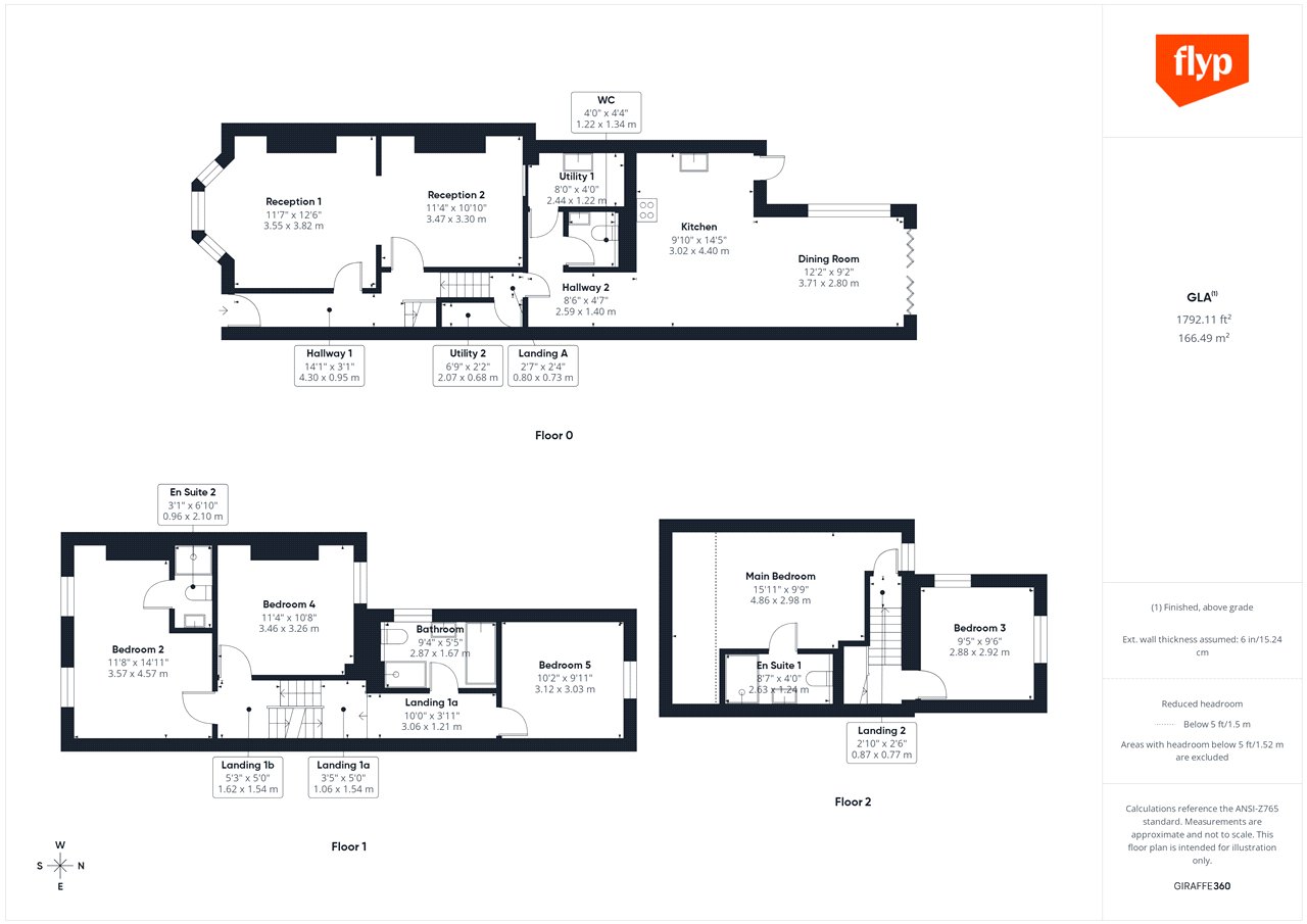 166, Fairlawn Park, London floorplan