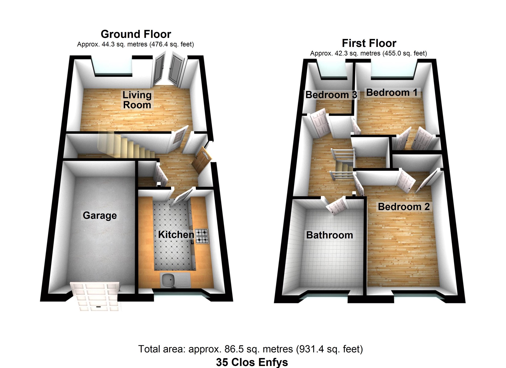 3 Bedrooms Semi-detached house for sale in Clos Enfys, Caerphilly CF83