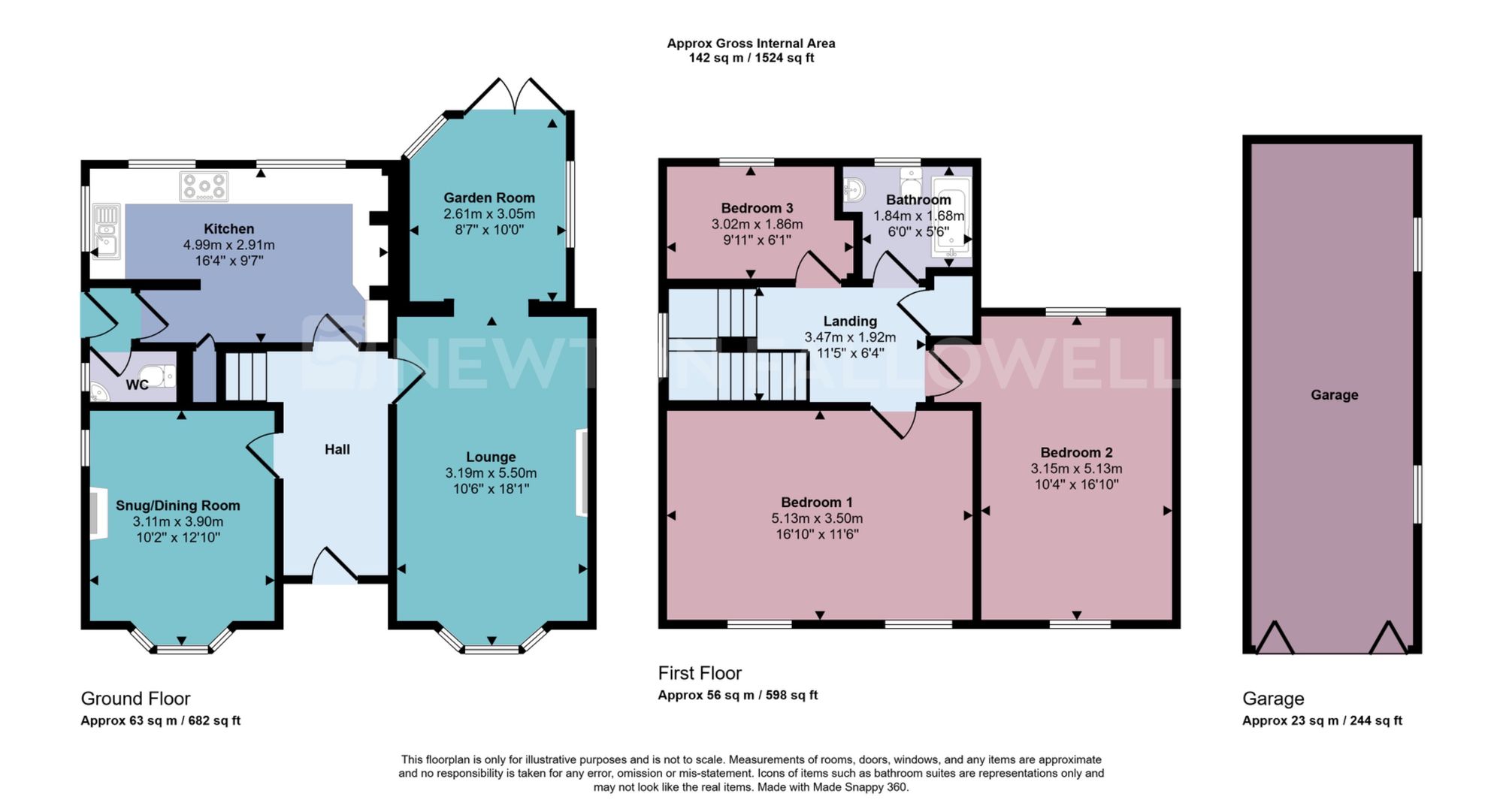 155 Broom Leys Road, Coalville floorplan
