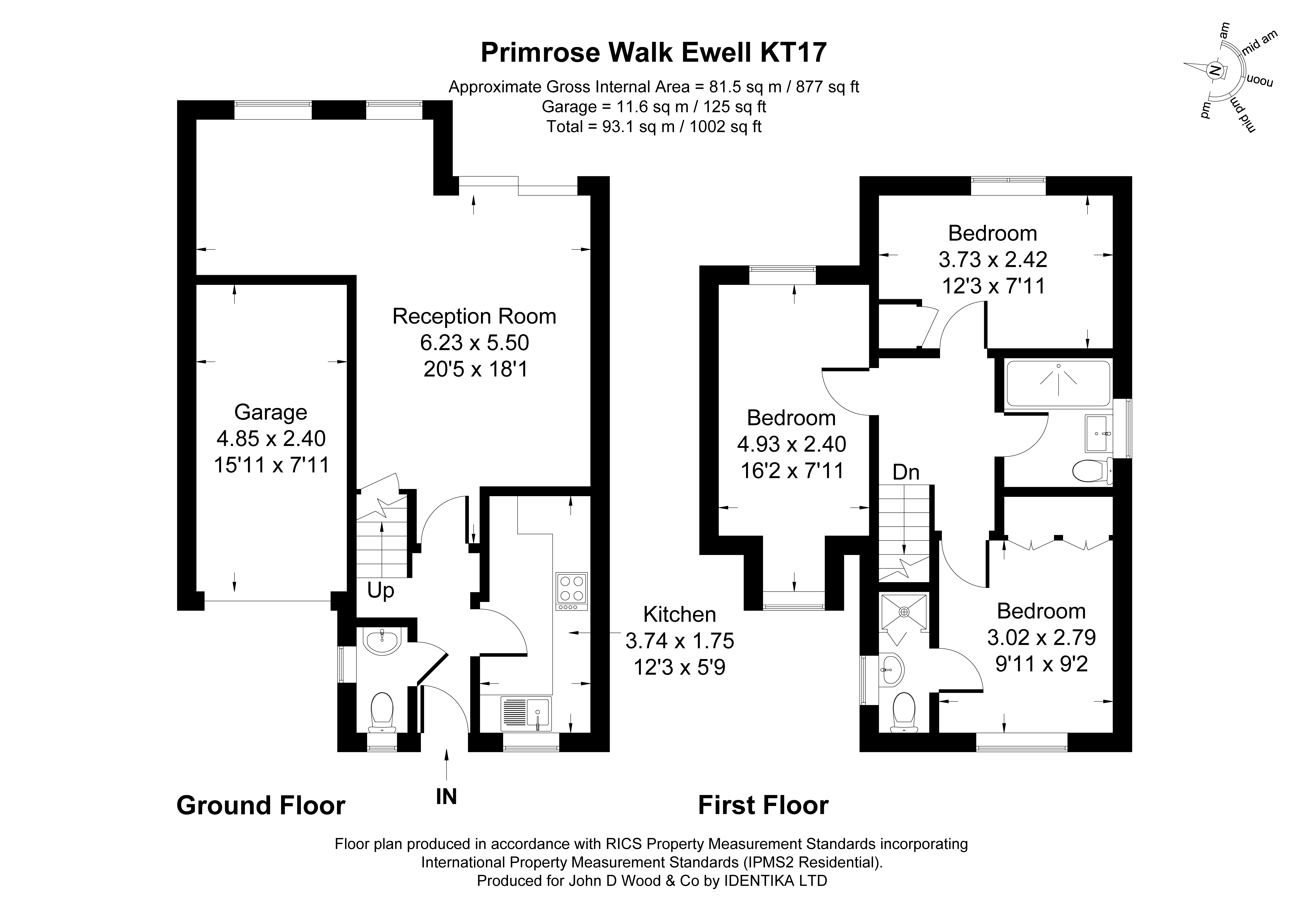 Primrose Walk, Epsom floorplan