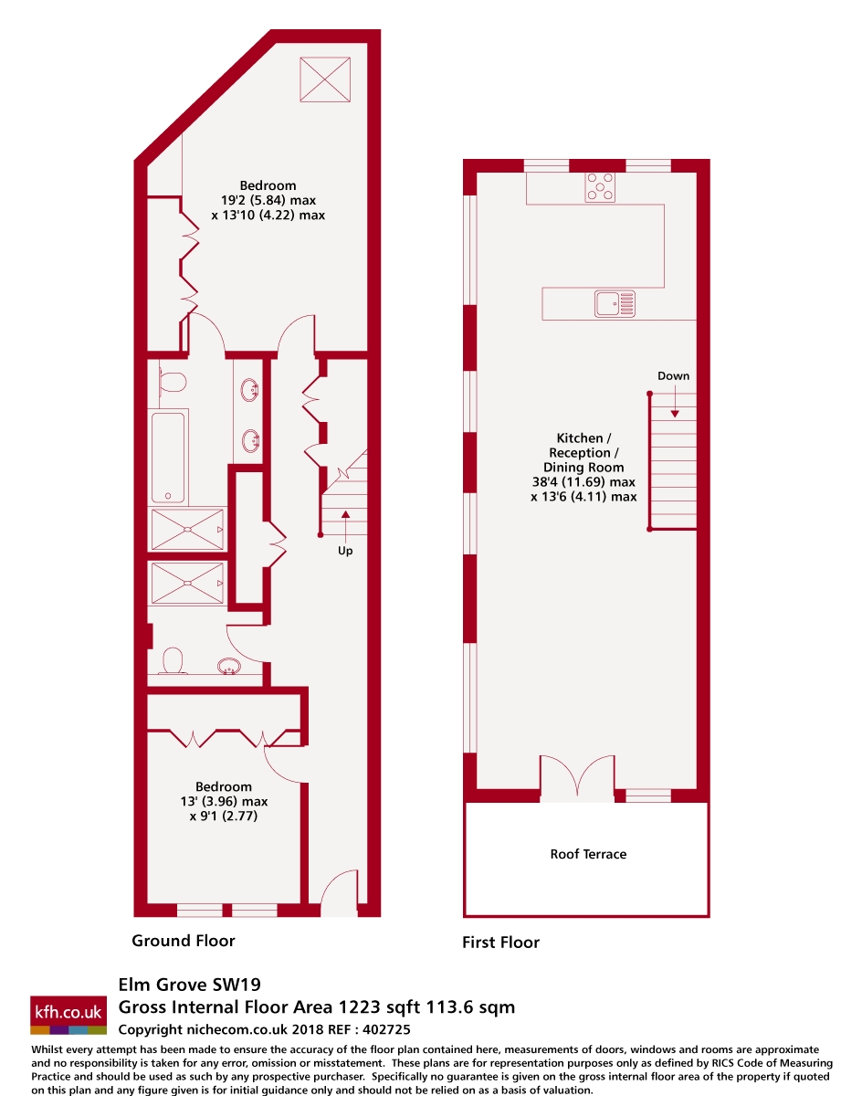 Unit 5 Bell House,, Elm Grove, London floorplan