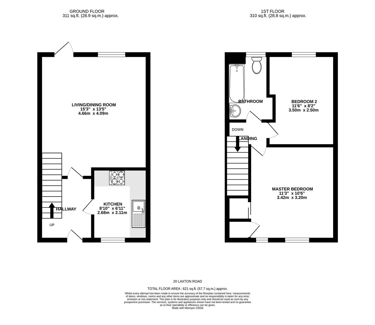 20, Laxton Road, Gloucester floorplan