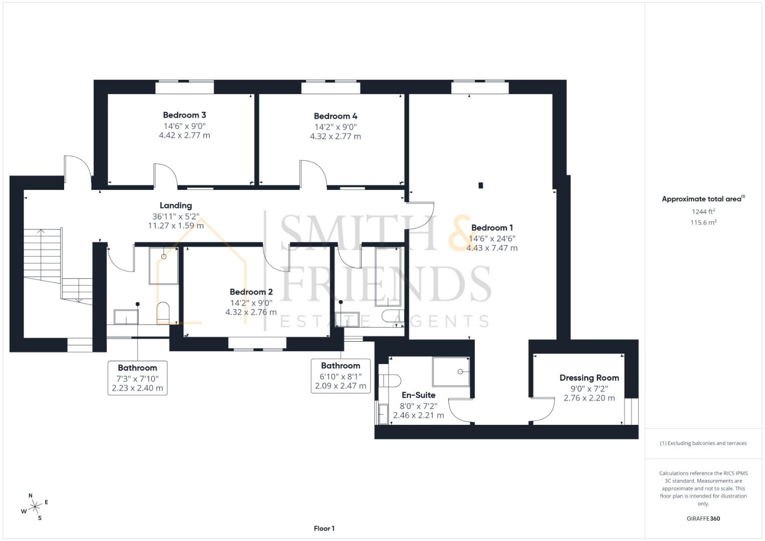2, St. Clare's Court, Darlington floorplan