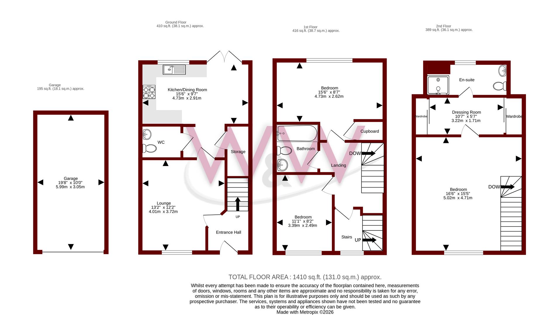121, Whiteley Way, Southampton floorplan