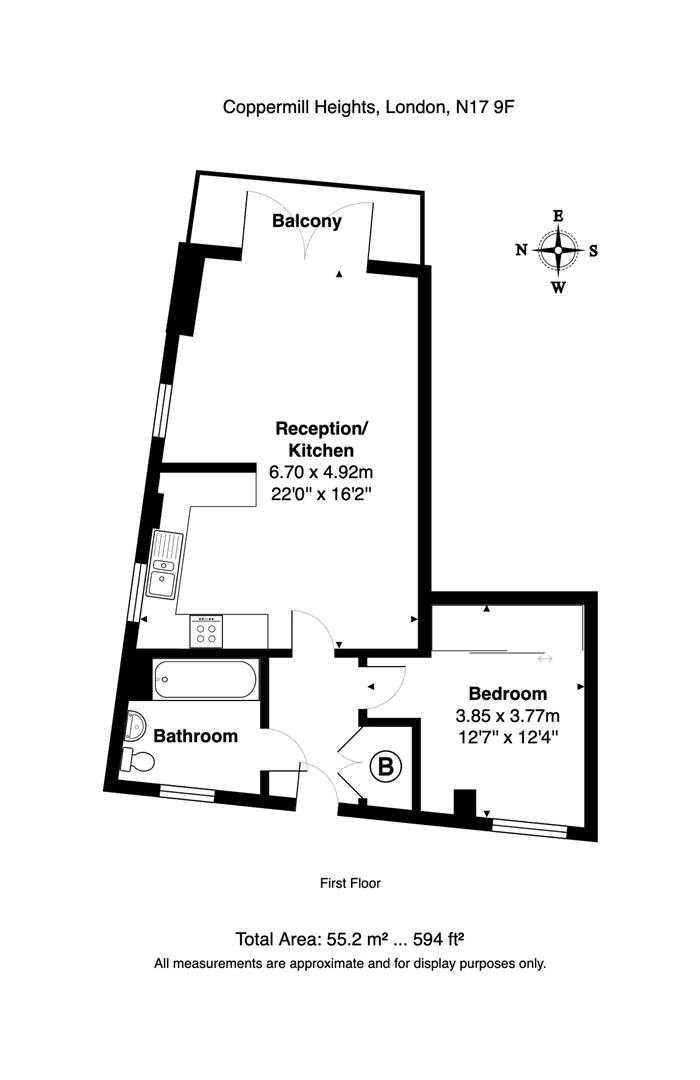 Coppermill Heights, 112, 2 Daneland Walk, London floorplan