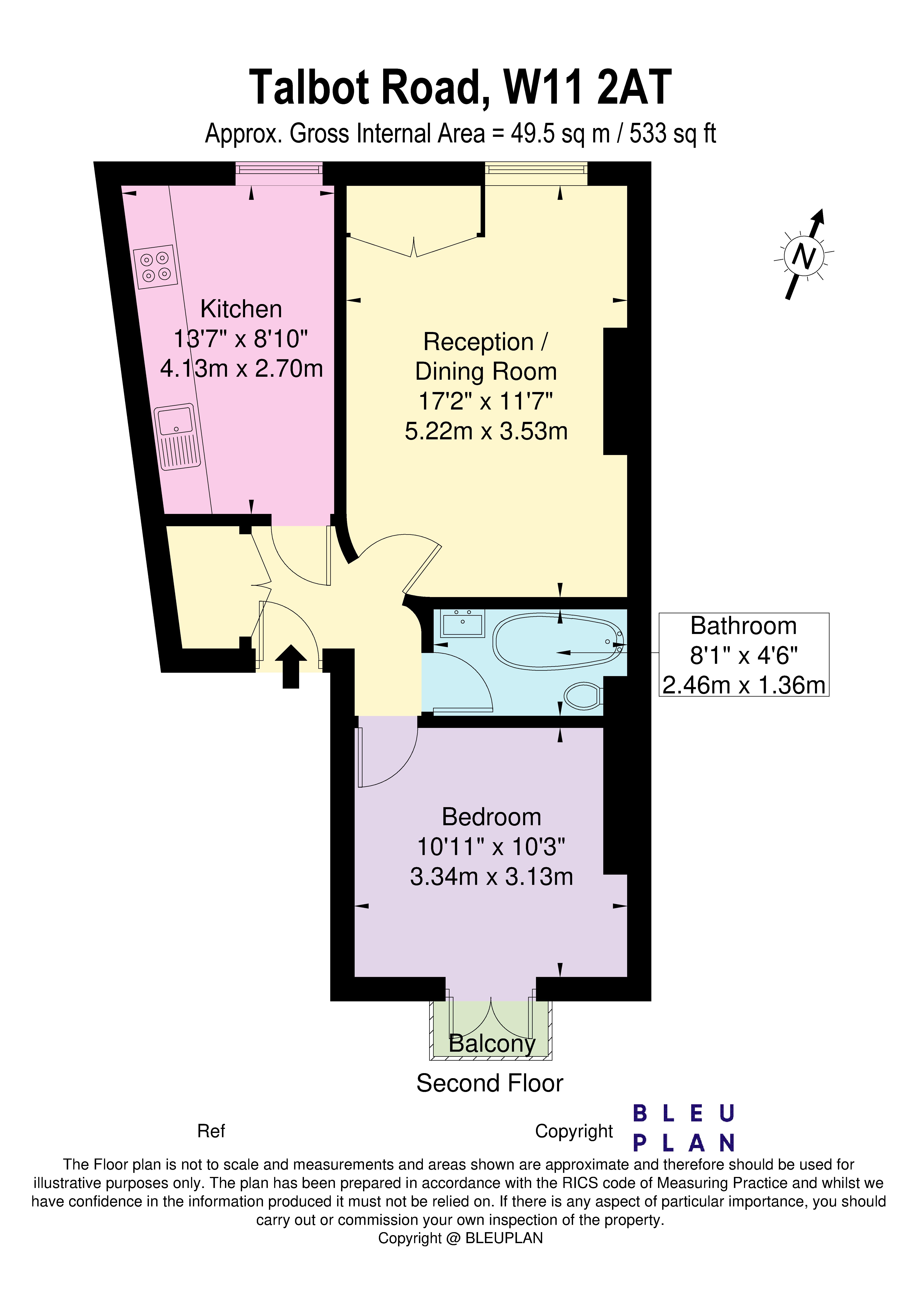 Talbot Road, London W11, 1 bedroom flat for sale 62548490 PrimeLocation