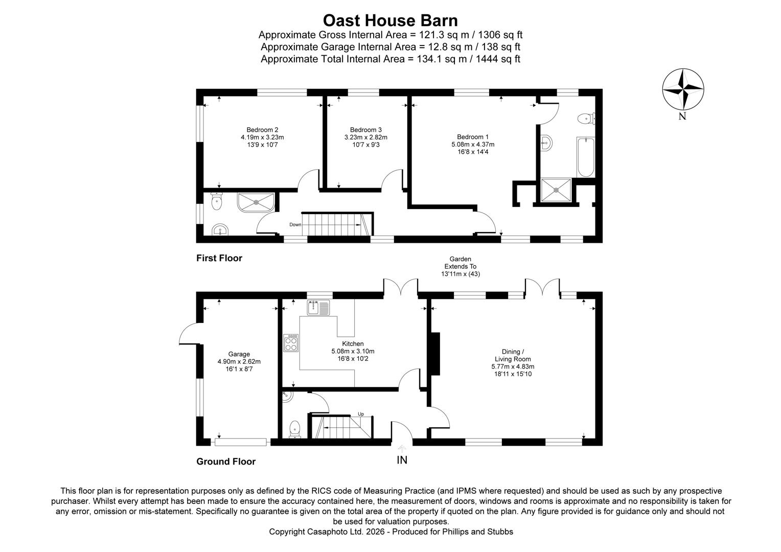 Houghton Green Lane, Playden floorplan