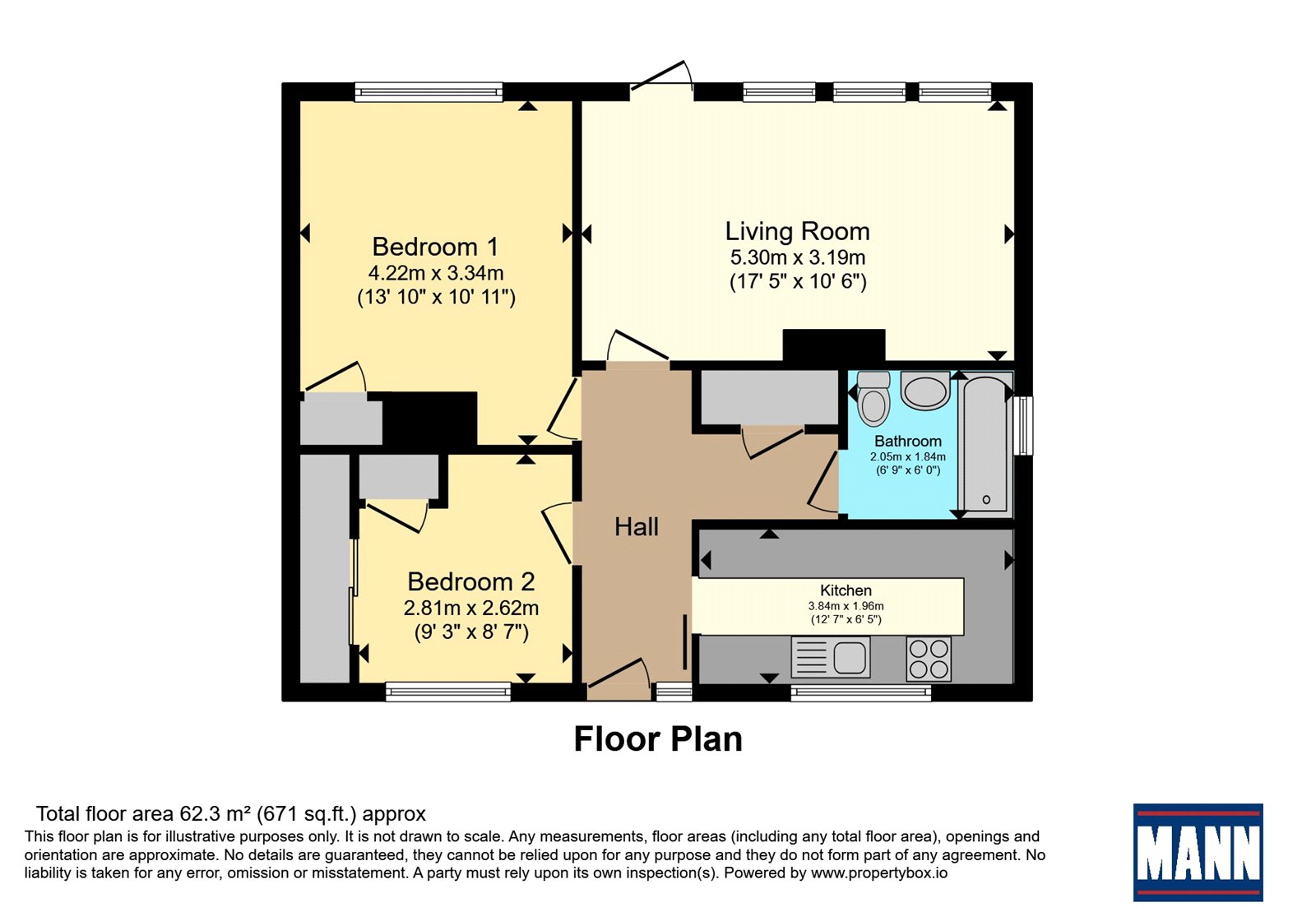 24, Ashley Close, Kent floorplan