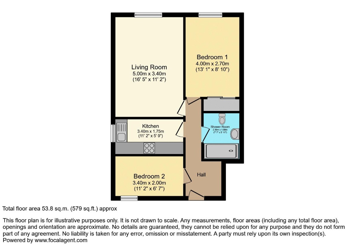 2, Autumn Lodge, (South Croydon) floorplan