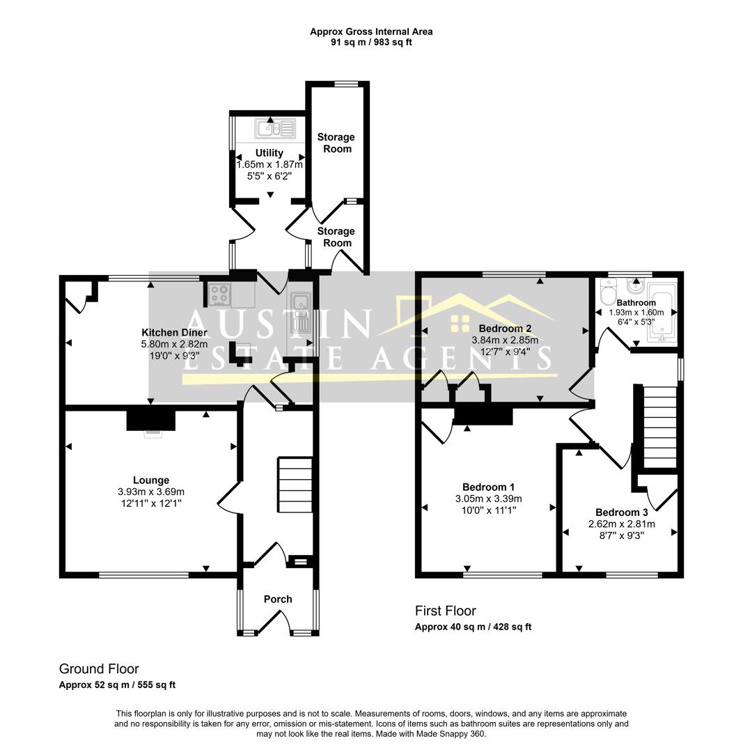 320, Chickerell Road, Weymouth floorplan