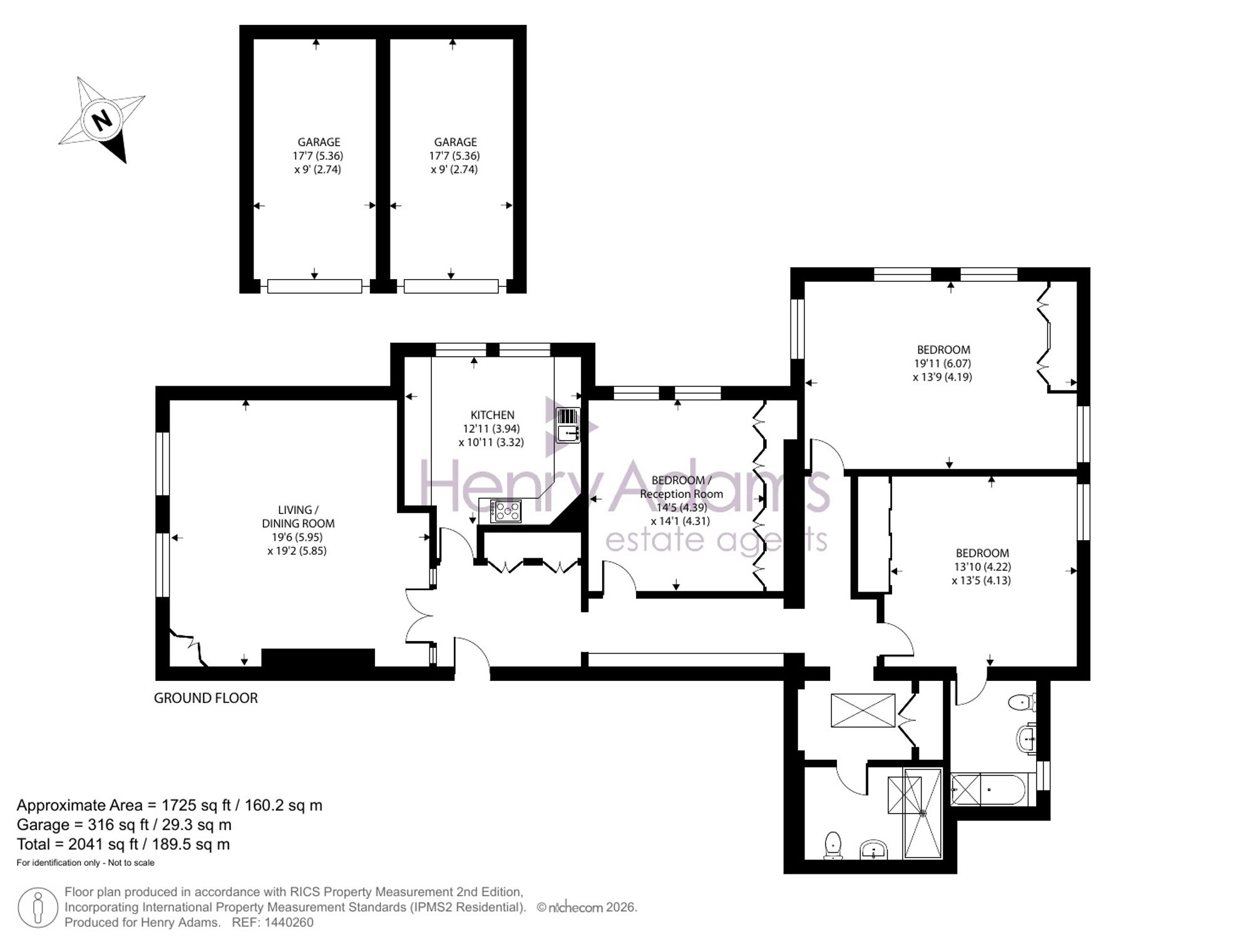 Flat 1 Aldwick Grange, Grange Court, Aldwick, Bognor Regis floorplan