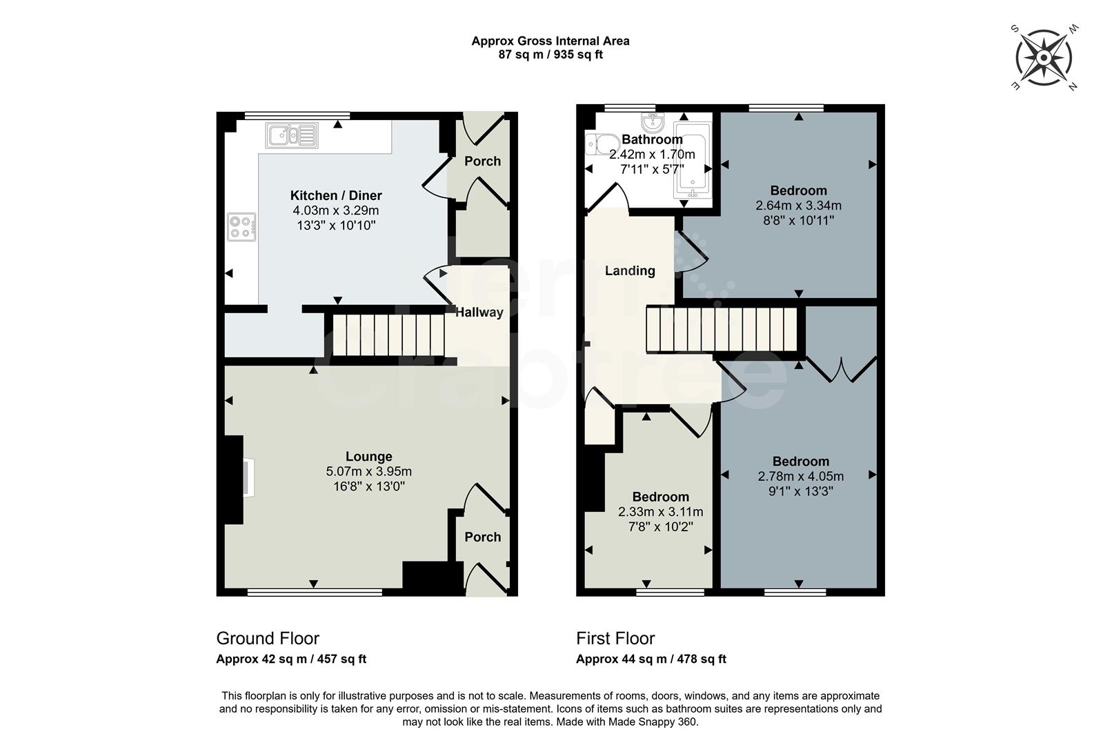 2 Michaelston Court, Pyle Road, Cardiff floorplan